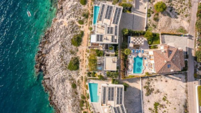 Luxury villa Castello Rogoznica with private heated pool, sauna and gym